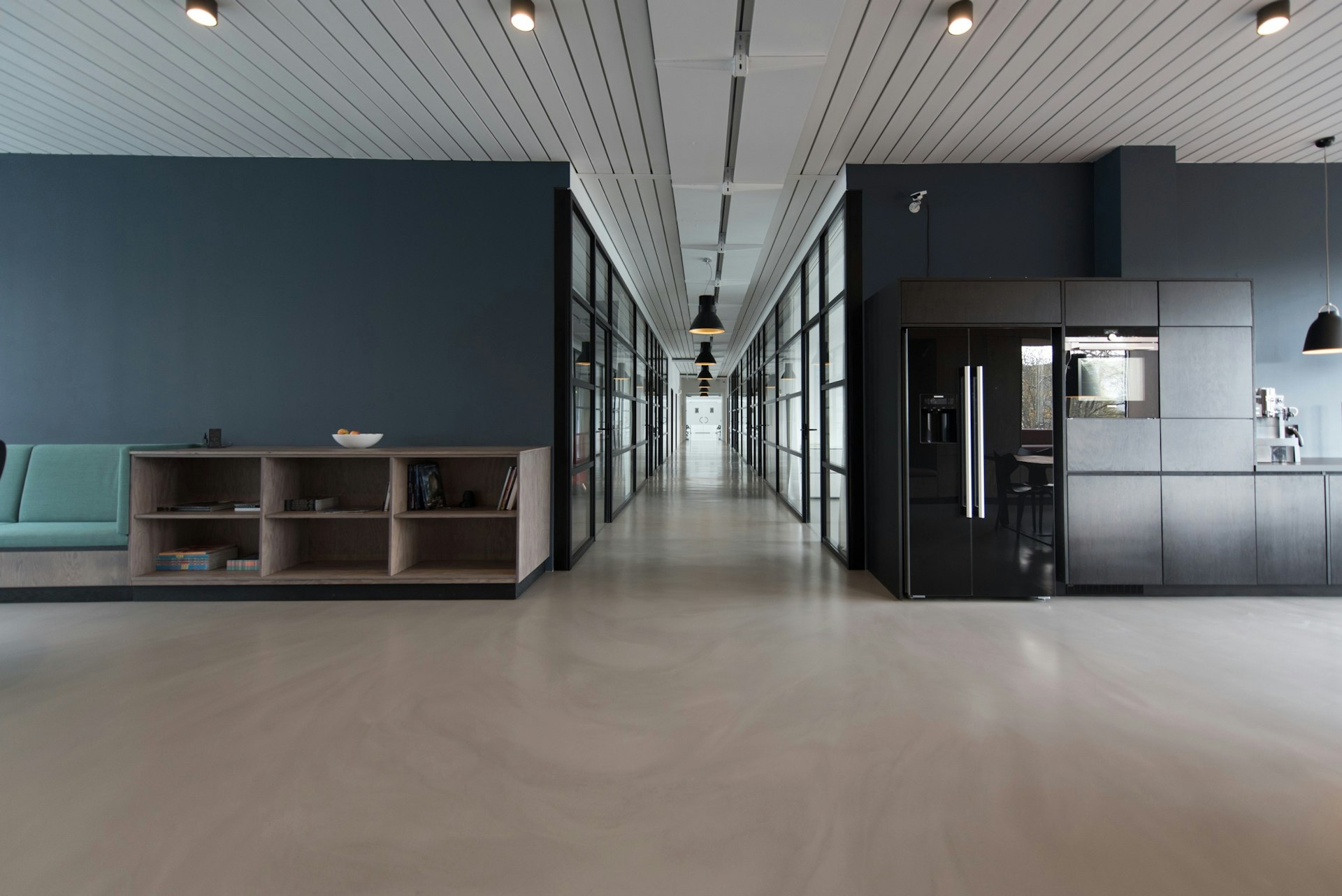 Clean modern workspace